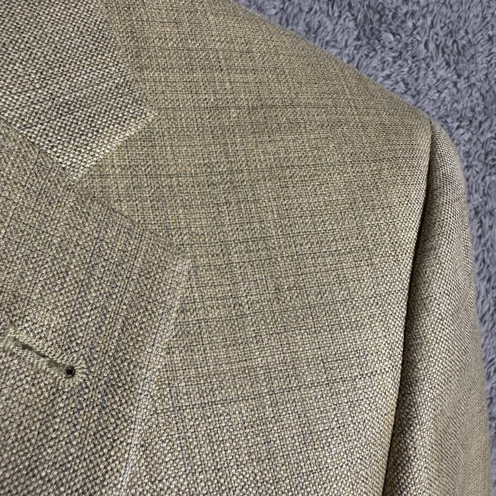 Coppley Sport Coat Men 39R Silk Wool Blazer Bocelli 2112 Shadow Plaid Designer